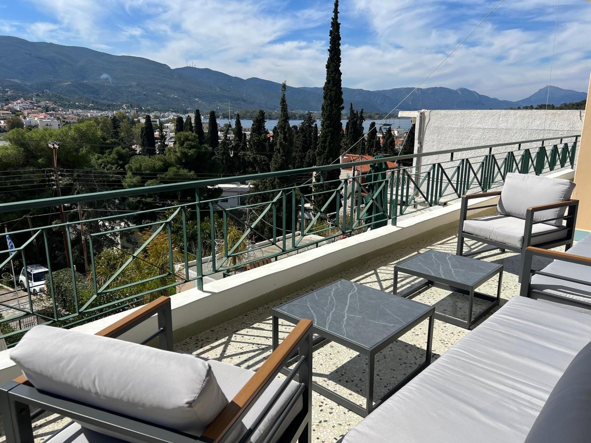 Villa Sofia Sea View Порос Экстерьер фото